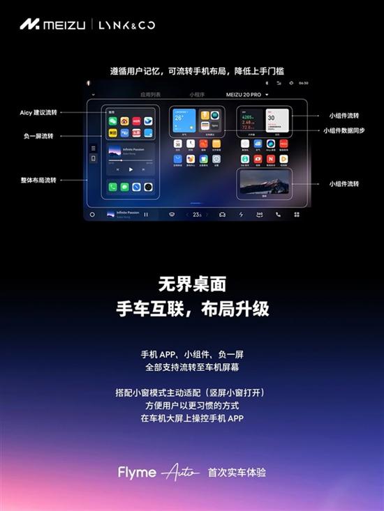 魅族Flyme Auto首次上车 亮点一览