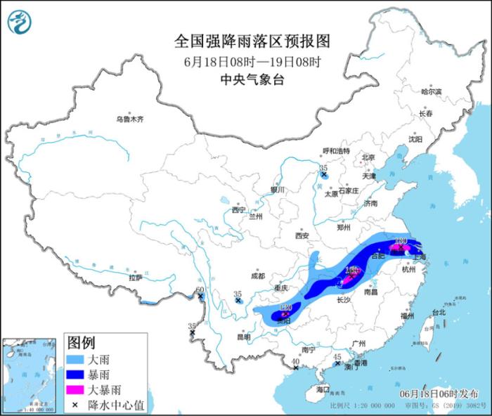 南方地区有大范围较强降水过程 华北等地仍有高温天气