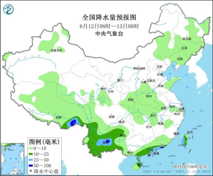 华南等地部分地区将有大到暴雨