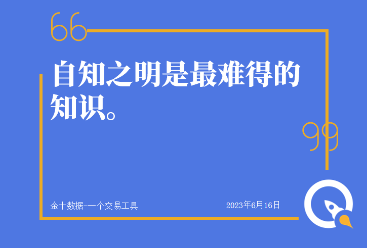 金十数据全球财经早餐 - 2023年6月16日