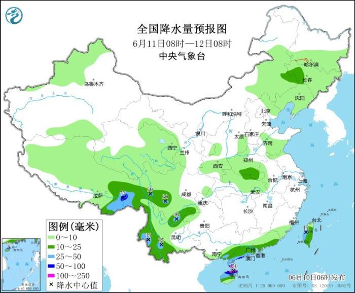 华南等地部分地区将有大到暴雨