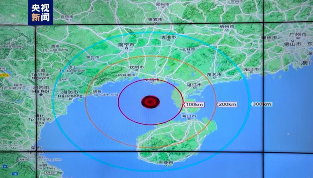 广西北部湾发生5.0级地震 暂未收到人员伤亡报告