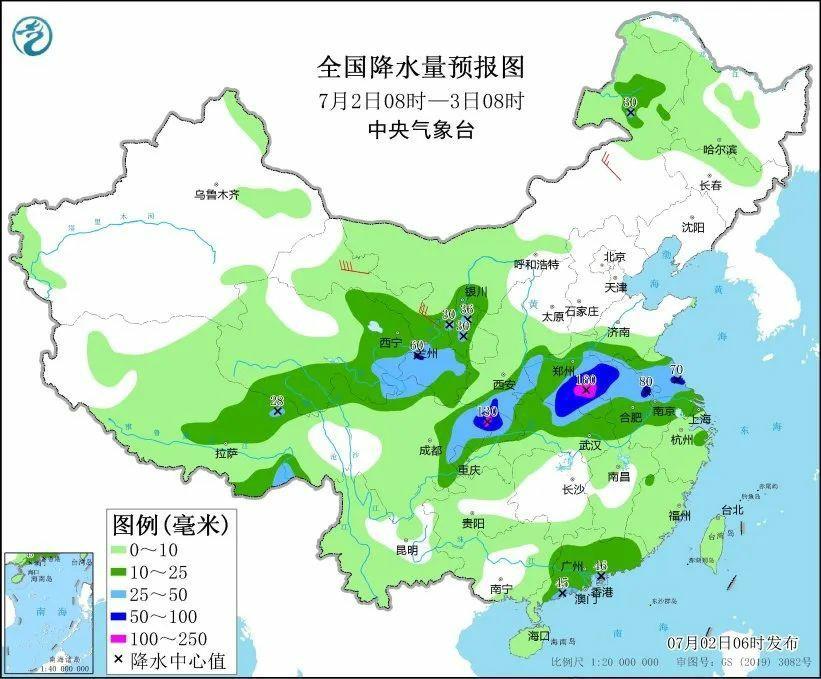 高温暴雨双预警齐发！强降雨影响陕川渝鄂豫苏皖