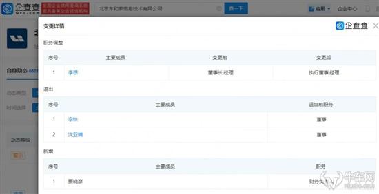 沈亚楠退出理想汽车股东 曾持股5.0768%