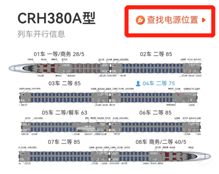 转发+收藏！火车上这些地方可以充电