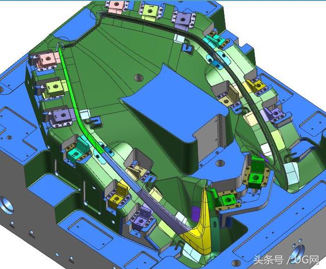 汽车模具复杂拆电极图纸下载