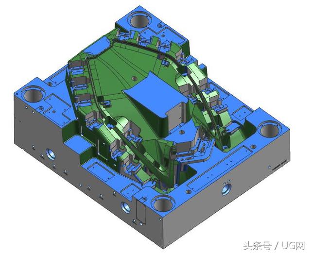 汽车模具复杂拆电极图纸下载