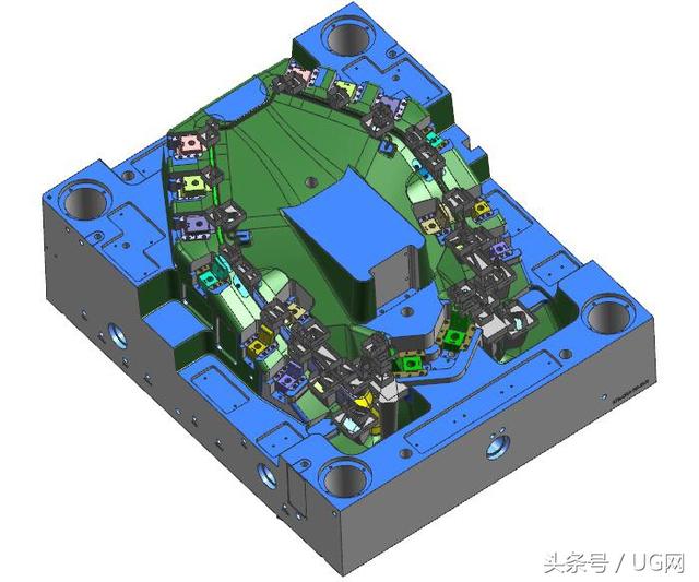 汽车模具复杂拆电极图纸下载